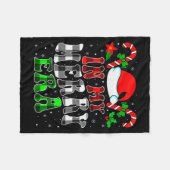 In My Merry Era Family Matching Cute Groovy Merry  Fleecedecke (Vorderseite (Horizontal))