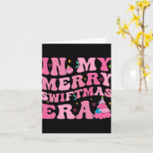 In My Merry Swiftmas Era Christmas Tree Snowflake Karte (Gelbe Blume)