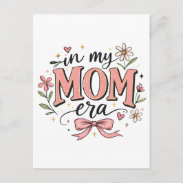 In My Mom Era Trendy Mother’s Day T-Shirt Postkarte