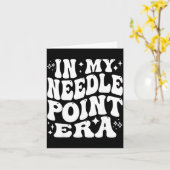 In My Needleint Era Ing Crafter Hobby  Karte (Gelbe Blume)