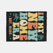 In My New Home Era, Funny New Homeowner Est. 2025 Fleecedecke (Vorderseite (Horizontal))