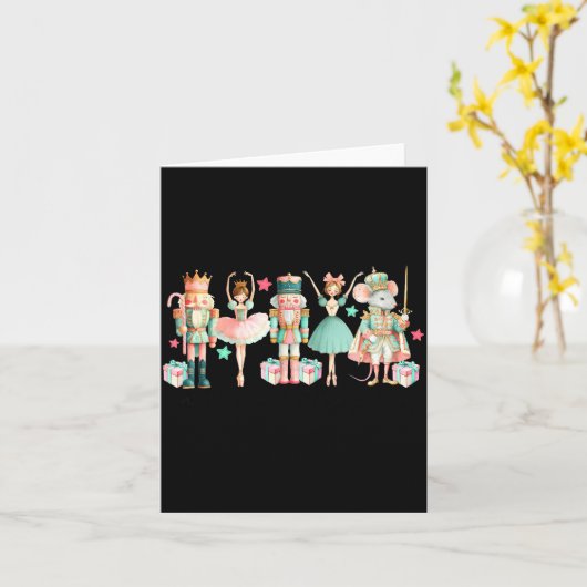 In My Nutcracker Era Ballet Nk Christmas Vibes Wom Karte (Gelbe Blume)