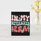 In My Nutcracker Era Groovy Nk Christmas Nutcracke Karte (Gelbe Blume)