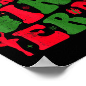 In My Nutcracker Girl Era Groovy Christmas Nutcrac Poster (Ecke)