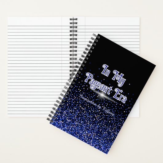 In My Pageant Era | Custom Journal Royal Glitter Notizblock (Innen)