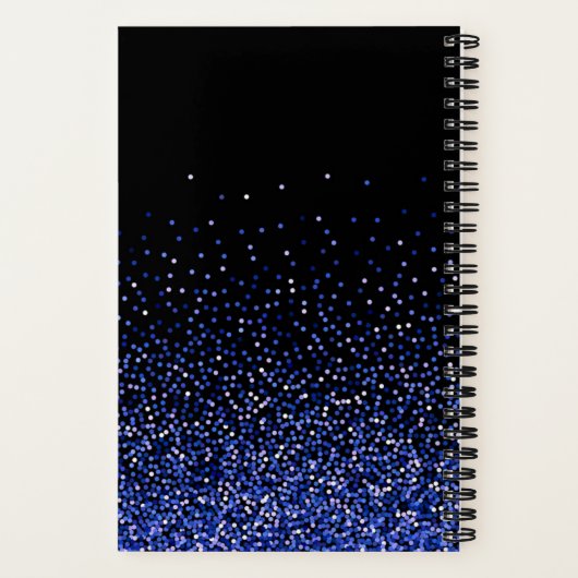 In My Pageant Era | Custom Journal Royal Glitter Notizblock (Rückseite)