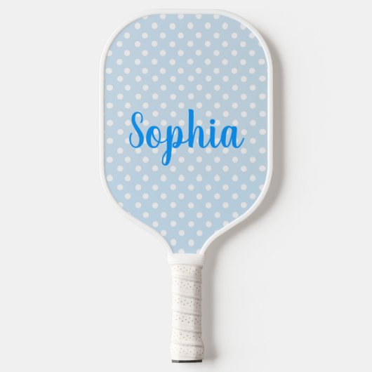 In My Pickleball Era Custom Name Blue Design Schläger (Vorderseite)