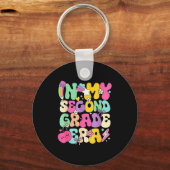 In My Second Grade Era Teachers Women Back To Scho Schlüsselanhänger (Vorderseite)