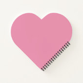 "In my self Liebe Ära" - rosa Notebook Notizblock (Rückseite)
