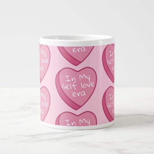 "In my self Liebe Zeita" Tasse rosa Liebe (Vorderseite)