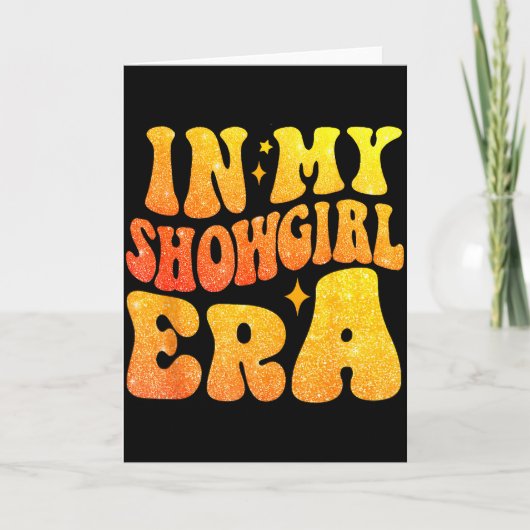 In My Show Girl Era Bling Grovy For Men, Women Shi Karte (Vorderseite)