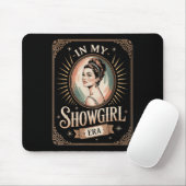 In My Showgirl Era Retro Glamorous Confidence Wome Mousepad (Mit Mouse)