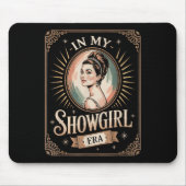 In My Showgirl Era Retro Glamorous Confidence Wome Mousepad (Vorne)