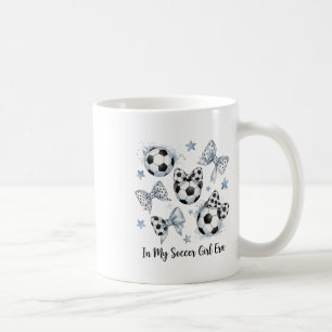 In My Soccer Girl Era Trendiges Ästhetik-Soccer-Sp Kaffeetasse