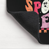 In My Soky Era Groovy Hipe Halloween Ghost Mousepad (Ecke)