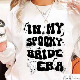 In My Spooky Bride Era, Halloween Bride, Retro  Sweatshirt