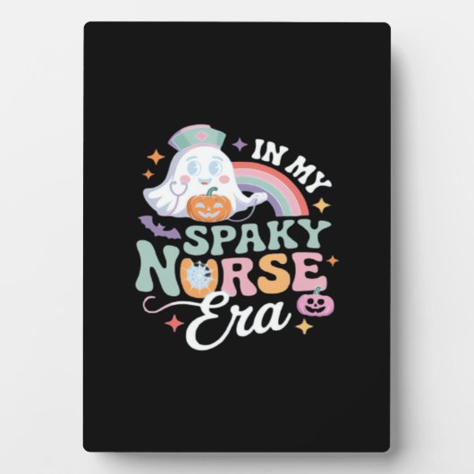 In My Spooky Nurse Era Halloween Trick Or Treat Es Fotoplatte (Vorderseite)
