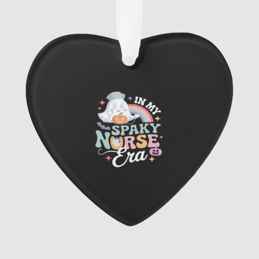 In My Spooky Nurse Era Halloween Trick Or Treat Es Ornament (Vorderseite)