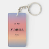 In My Summer Era Gradient Sunrise Color Acrylic Schlüsselanhänger (Rückseite)