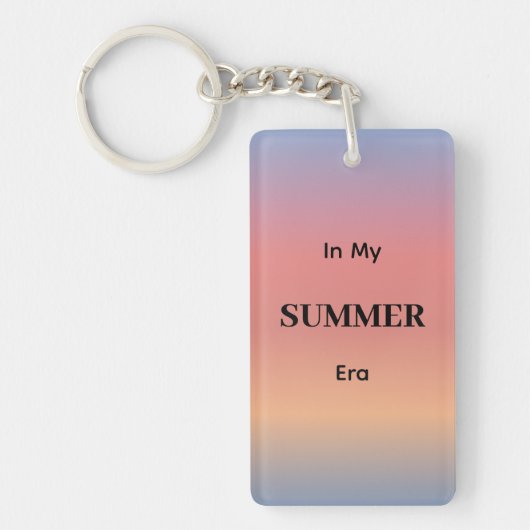 In My Summer Era Gradient Sunrise Color Acrylic Schlüsselanhänger (Vorderseite)