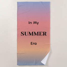 In My Summer Era Gradient Sunrise Color Strandtuch