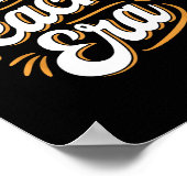 In My Teacher Era Insrational Quote Gift Tee  Poster (Ecke)