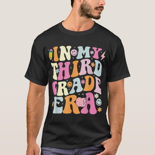 In My Third Grade Era 3Rd Grade Era Teacher Back T-Shirt (Vorderseite)
