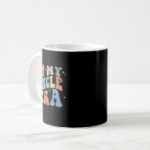 In My Uncle Era Retro Groovy Father's Day Kaffeetasse (Vorderseite Links)