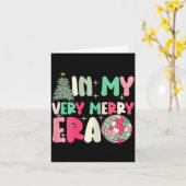 In My Very Merry Era - Cute Groovy Xmas  Karte (Gelbe Blume)