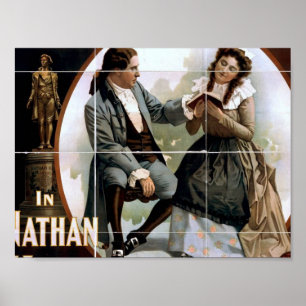 In Nathan Hale, durch Vintages Theater "Clydes Poster