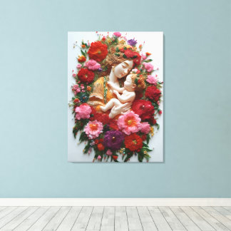 In Nelken ummantelt, Geboren von Gnade Leinwanddruck