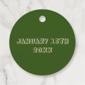 In neue Richtungen gehen Camping Compass Retiremen Geschenkanhänger (Rückseite)