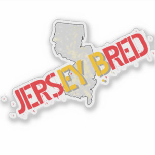 IN NEW JERSEY GEZÜCHTET (Spanisch) Aufkleber