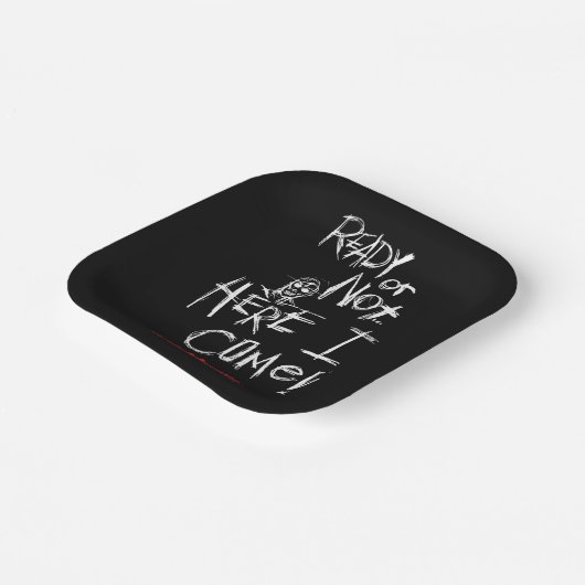 In Nightmare on Elm Street Here I Come Pappteller (Gewinkelt)