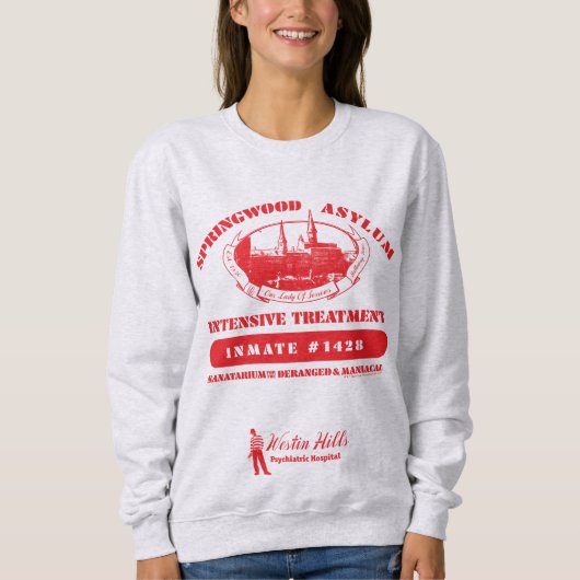 In Nightmare on Elm Street Springwood Asylum Sweatshirt (Vorderseite)