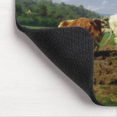 In Nivernais pflügen, 1849 Mousepad (Ecke)