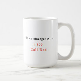 In Notruf 1-800-Call-Vater-Kaffeekocher-Tasse Kaffeetasse