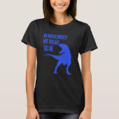 In November We Wear Blue Rex Dinosaur Diabetes Awa T-Shirt (Vorderseite)