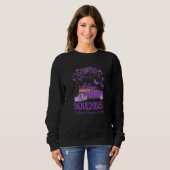 In November We Wear Purple Truck Epilepsy Awarenes Sweatshirt (Vorne ganz)