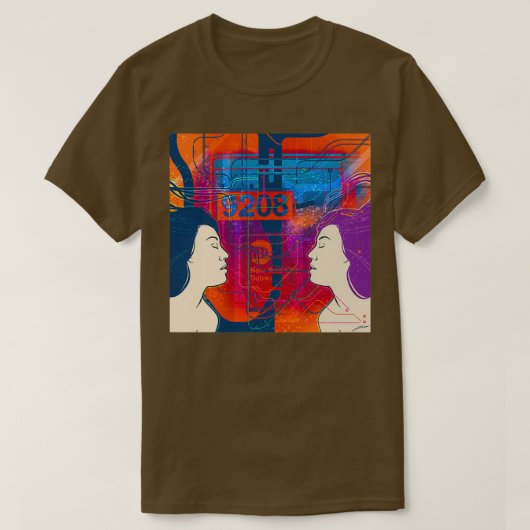 In NY getaucht T-Shirt (Design vorne)