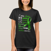 In October I Wear Green For Dwarfism Awareness Gre T-Shirt (Vorderseite)