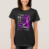 In October I Wear Purple For Rett Syndrome Awarene T-Shirt (Vorderseite)
