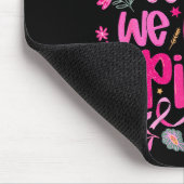 In October We Wear Nk Boho Floral Breast Cancer Aw Mousepad (Ecke)