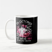 In October We Wear Nk Boo Ghost Breast Cancer Nk R Kaffeetasse (Links)