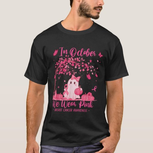 In October We Wear Nk Breast Cancer Awareness Hall T-Shirt (Vorderseite)