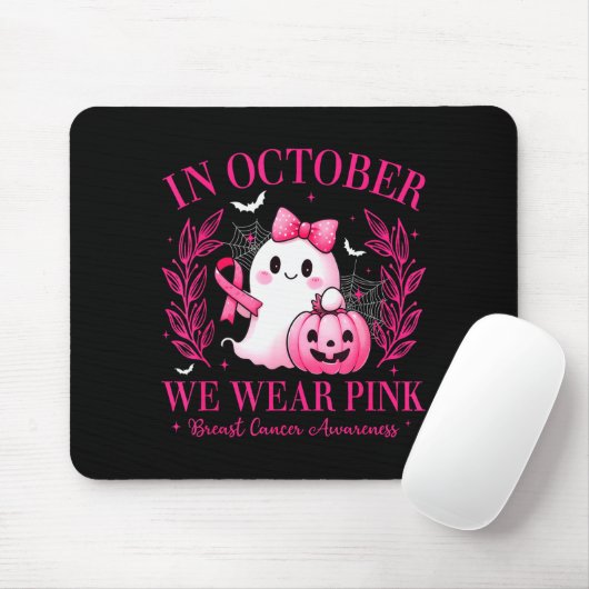In October We Wear Nk Breast Cancer Awareness Nk G Mousepad (Mit Mouse)