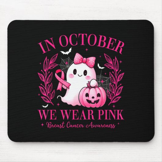 In October We Wear Nk Breast Cancer Awareness Nk G Mousepad (Vorne)