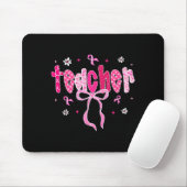In October We Wear Nk Breast Cancer Awareness Teac Mousepad (Mit Mouse)