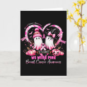 In October We Wear Nk Breast Cancer Heart Dragonfl Karte (Gelbe Blume)