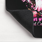 In October We Wear Nk Breast Cancer Heart Dragonfl Mousepad (Ecke)